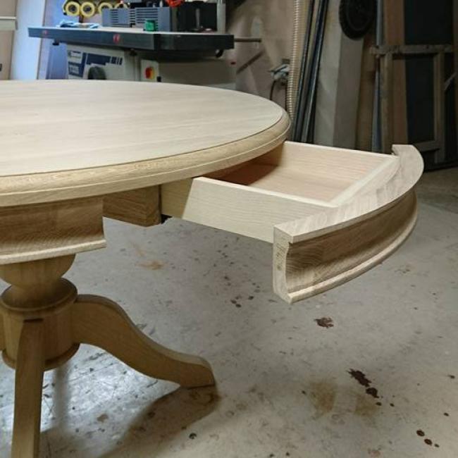 Fabrication d'une table